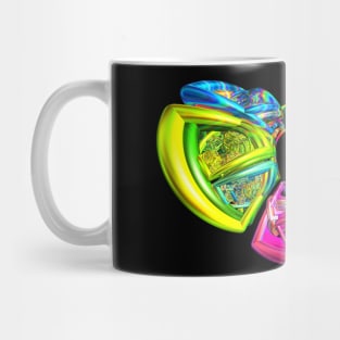 Colourful Fractal Butterfly Mug